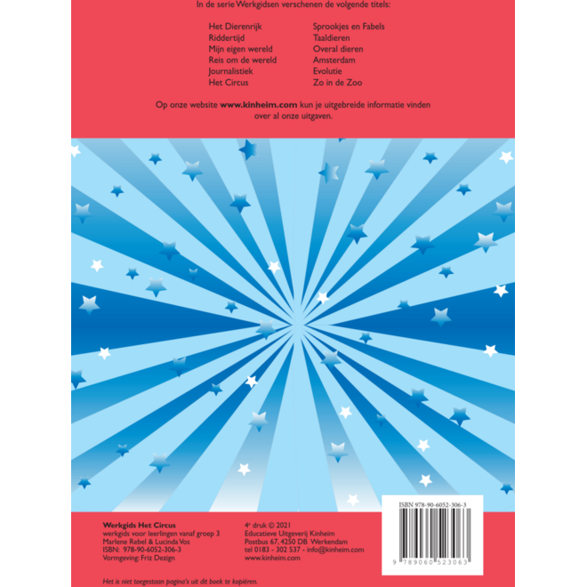 Circus werkgids (5 stuks)