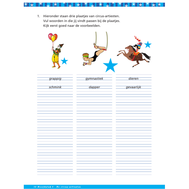 Circus werkgids (5 stuks)