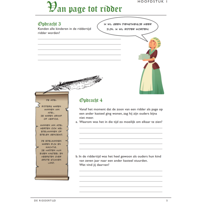 Riddertijd werkgids (5 stuks)