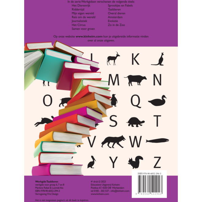 Taaldieren/dierenbundel werkgids (5 stuks)