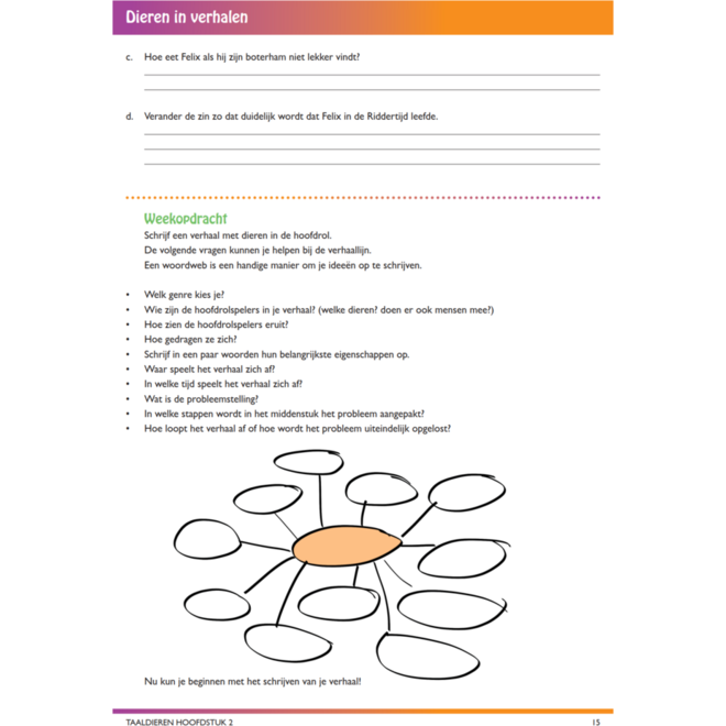 Taaldieren/dierenbundel werkgids (5 stuks)