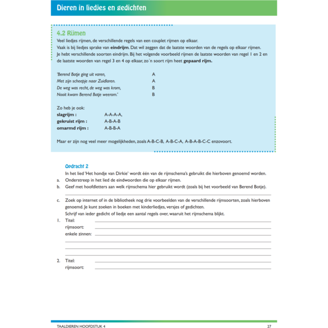 Taaldieren/dierenbundel werkgids (5 stuks)