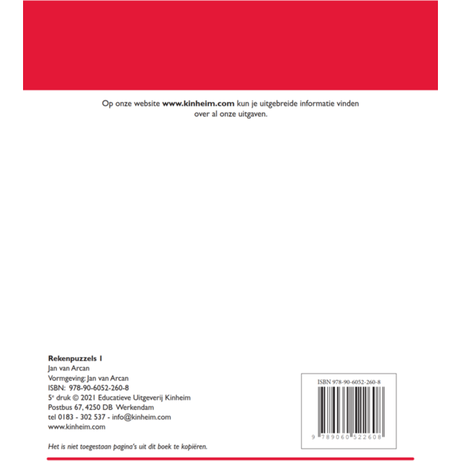 Rekenpuzzels 1 (5 stuks)