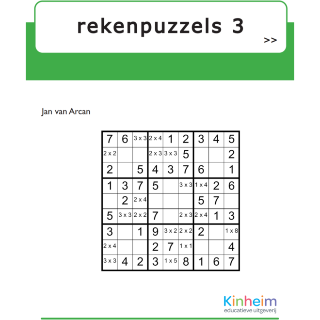 Rekenpuzzels 3 (5 stuks)