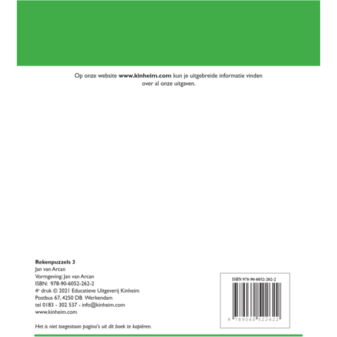 Rekenpuzzels 3 (5 stuks)