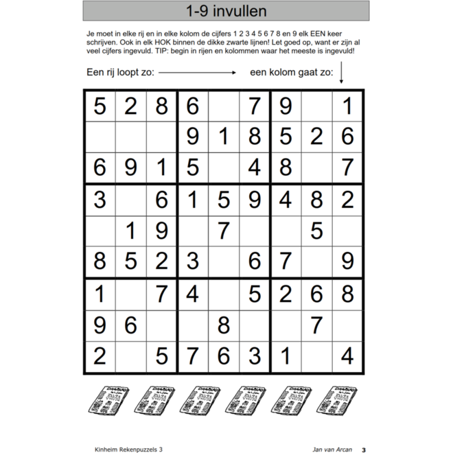 Rekenpuzzels 3 (5 stuks)