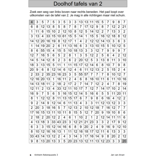 Rekenpuzzels 3 (5 stuks)