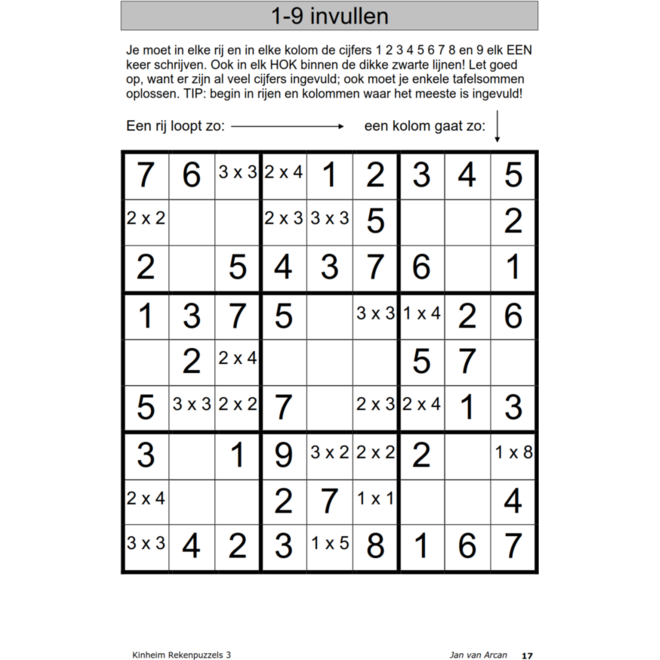 Rekenpuzzels 3 (5 stuks)