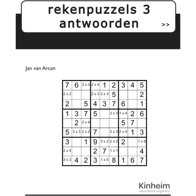 Rekenpuzzels 3 antwoorden