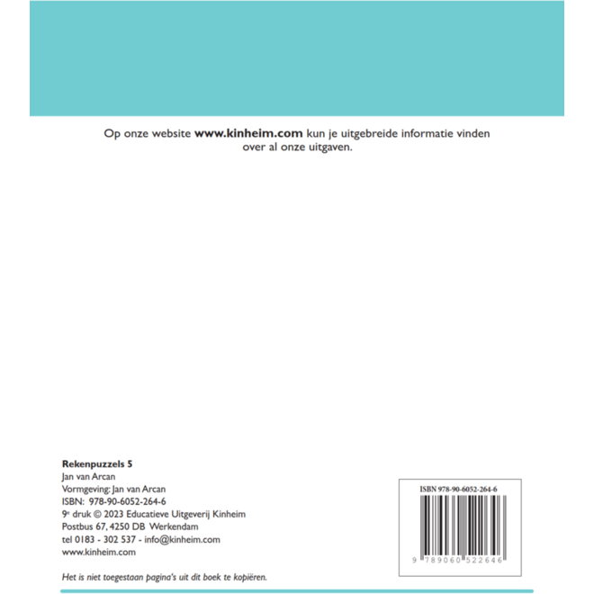 Rekenpuzzels 5 (5 stuks)