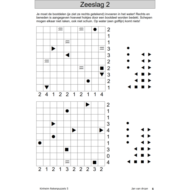 Rekenpuzzels 5 (5 stuks)