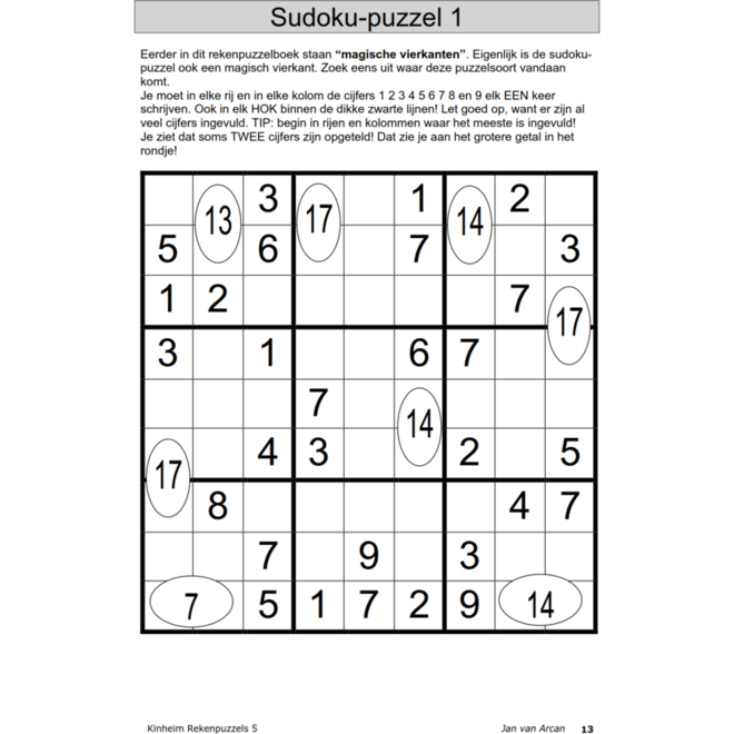 Rekenpuzzels 5 (5 stuks)