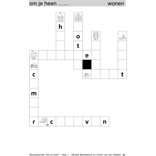 Woordenschat fase 1 (5 stuks)