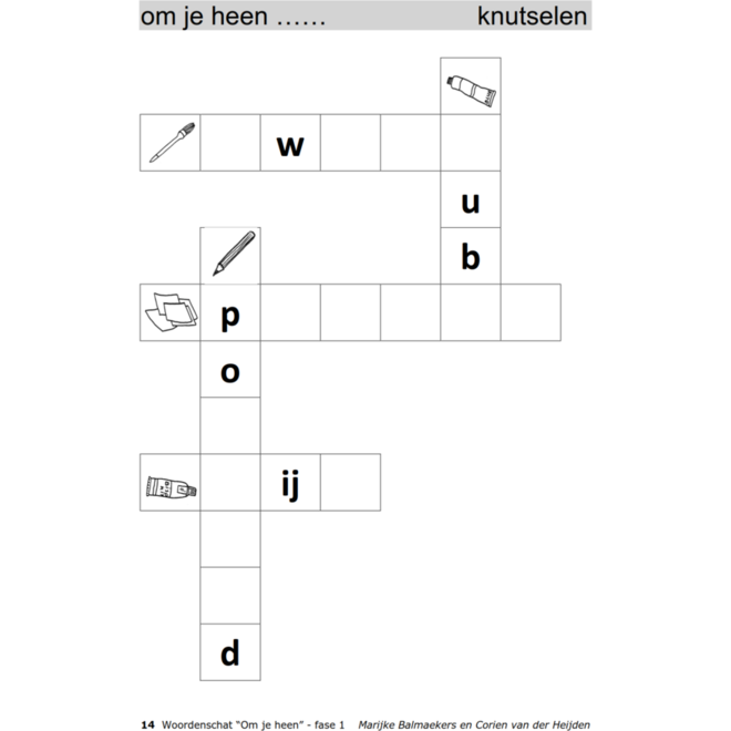 Woordenschat fase 1 (5 stuks)