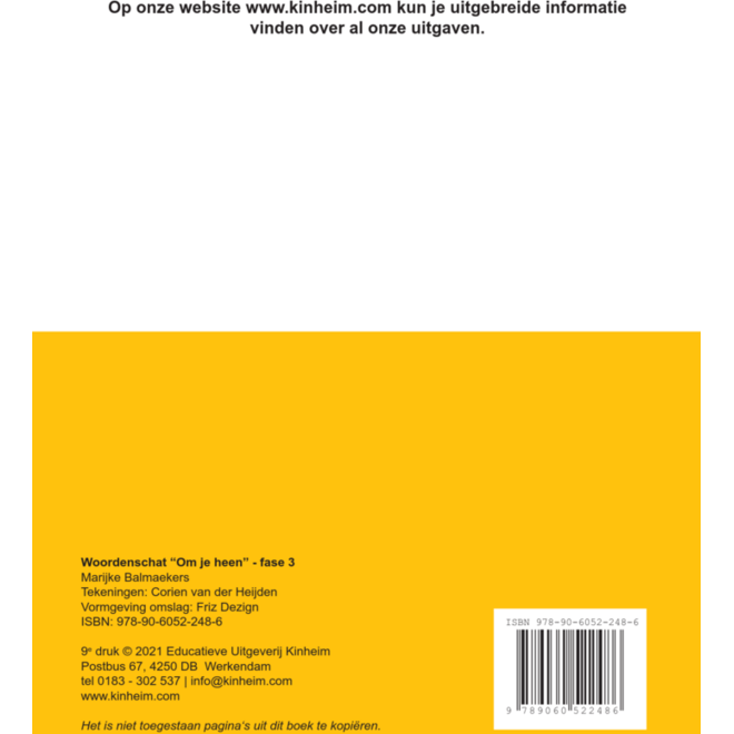 Woordenschat fase 3 (5 stuks)