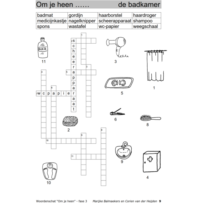 Woordenschat fase 3 (5 stuks)