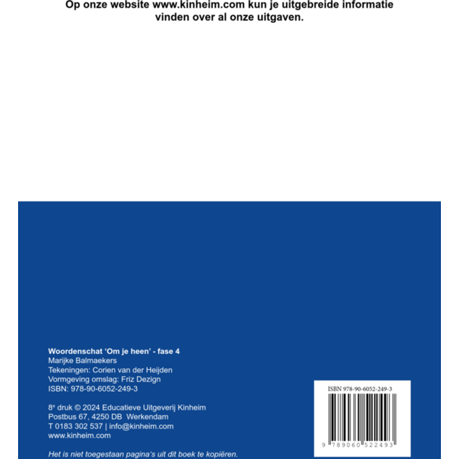 Woordenschat fase 4 (5 stuks)