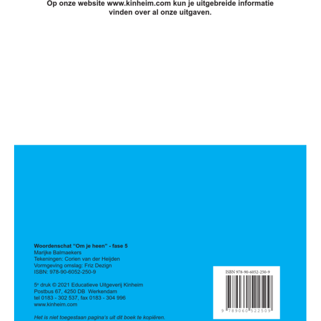 Woordenschat fase 5 (5 stuks)