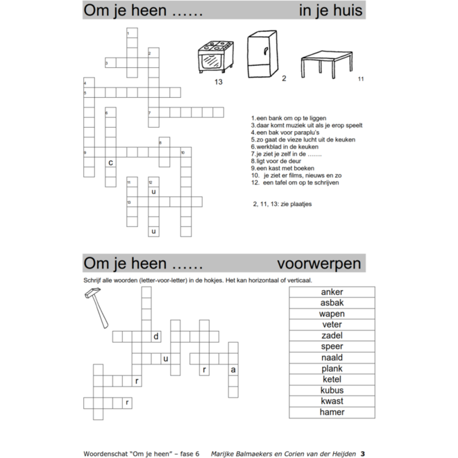 Woordenschat fase 6 (5 stuks)