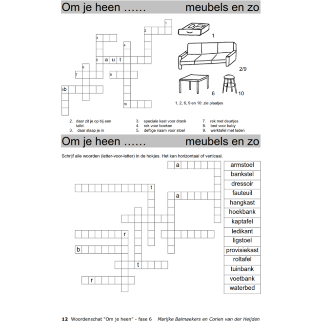 Woordenschat fase 6 (5 stuks)