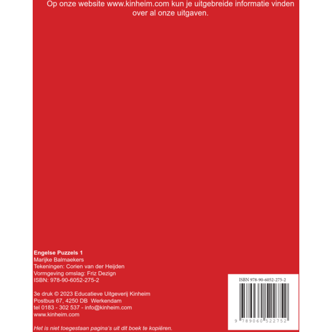 Engelse puzzels 1 (5 stuks)