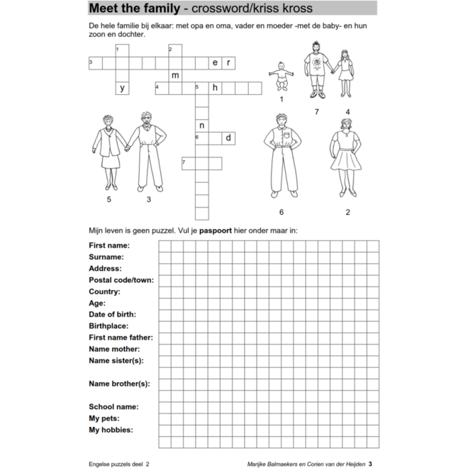 Engelse puzzels 2 (5 stuks)