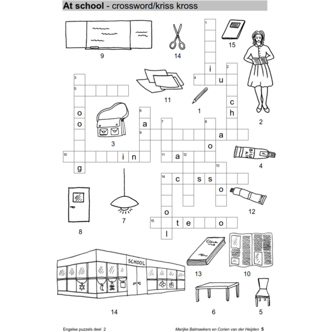 Engelse puzzels 2 (5 stuks)