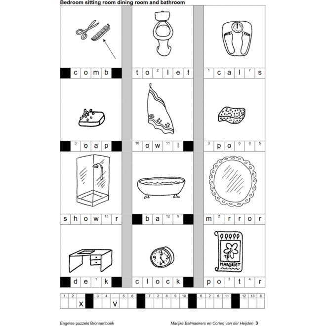 Engelse puzzels bronnenboek (5 stuks)