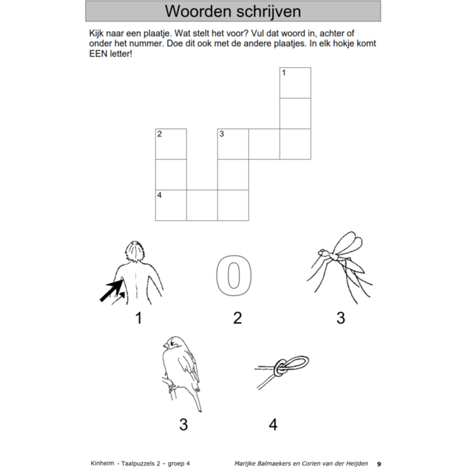 Taalpuzzels 2 groep 4 (5 stuks)
