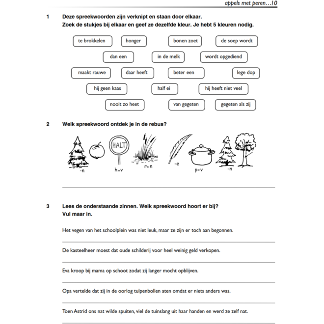Spreekwoorden & Gezegden (5 stuks)