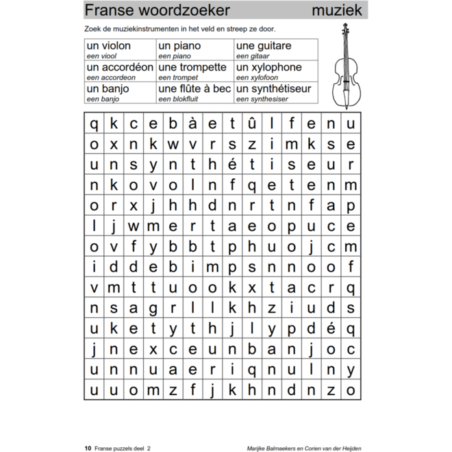 Franse puzzels 2 (5 stuks)