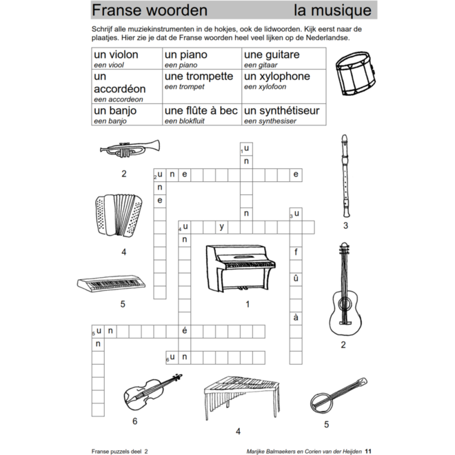 Franse puzzels 2 (5 stuks)