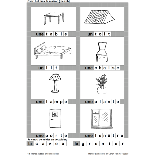 Franse puzzels bronnenboek (5 stuks)