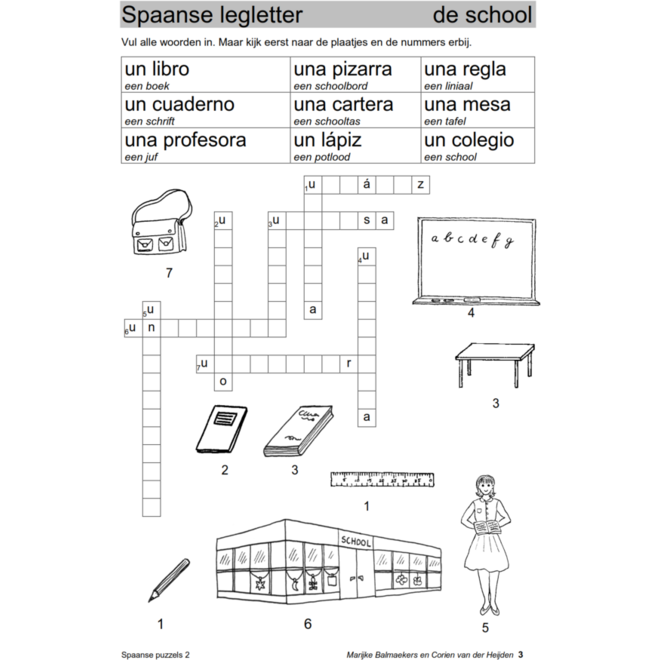 Spaanse puzzels 2 (5 stuks)
