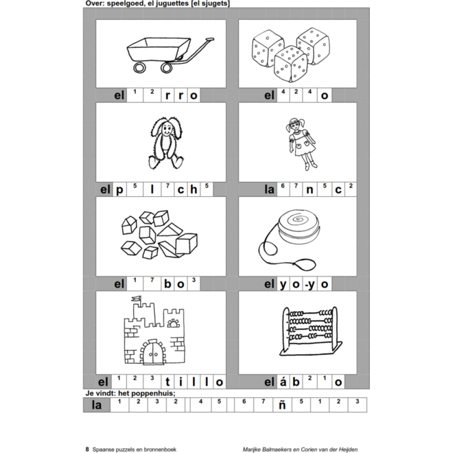 Spaanse puzzels bronnenboek (5 stuks)