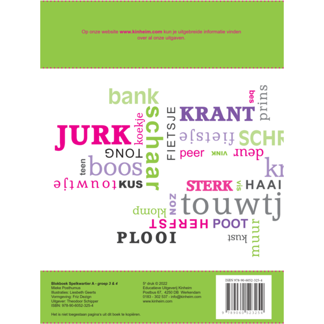 Blokboek spelkwartier A groep 3 - 4 (5 stuks)
