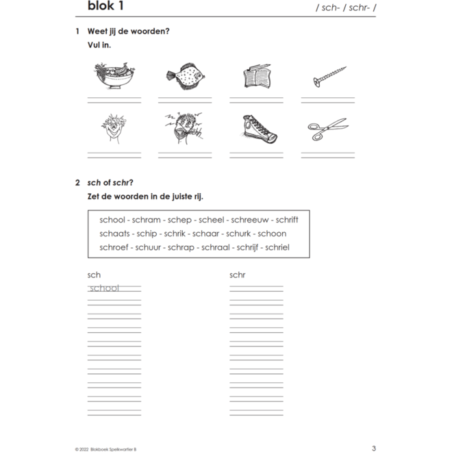 Blokboek spelkwartier B groep 4 - 5 (5 stuks)