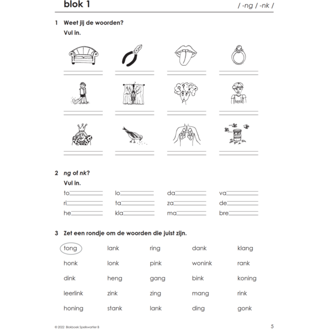 Blokboek spelkwartier B groep 4 - 5 (5 stuks)
