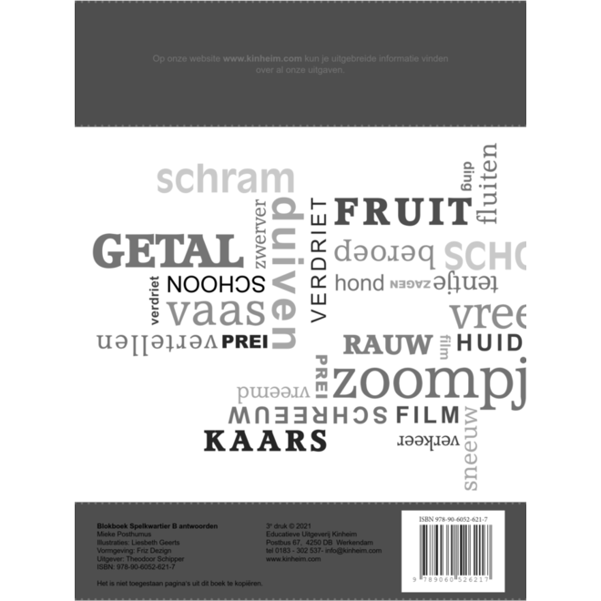 Blokboek spelkwartier B groep 4 - 5 antwoorden