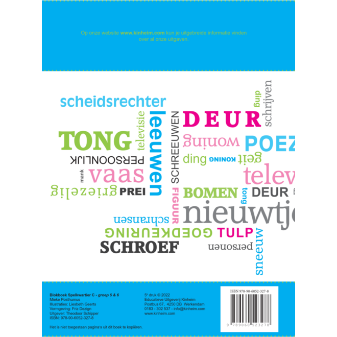 Blokboek spelkwartier C groep 5 - 6 (5 stuks)