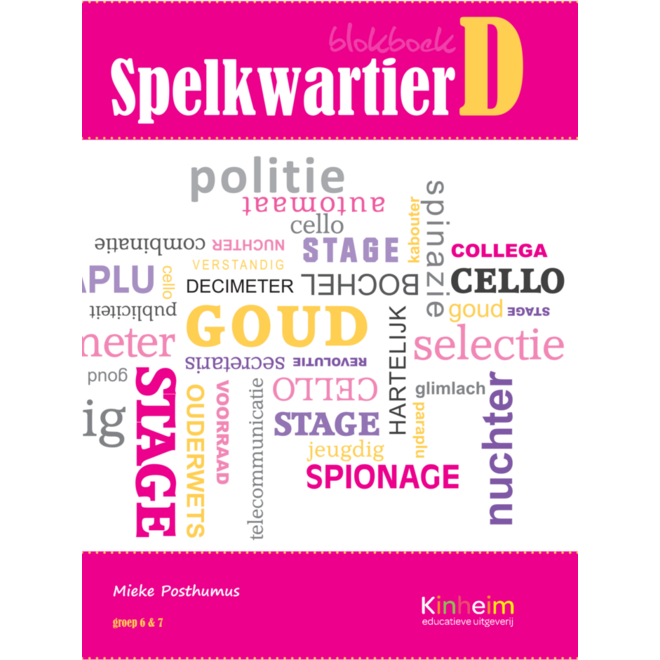 Blokboek spelkwartier D groep 6 - 7 (5 stuks)