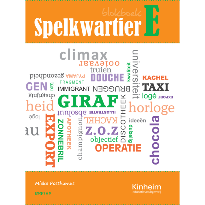 Blokboek spelkwartier E groep 7 - 8 (5 stuks)