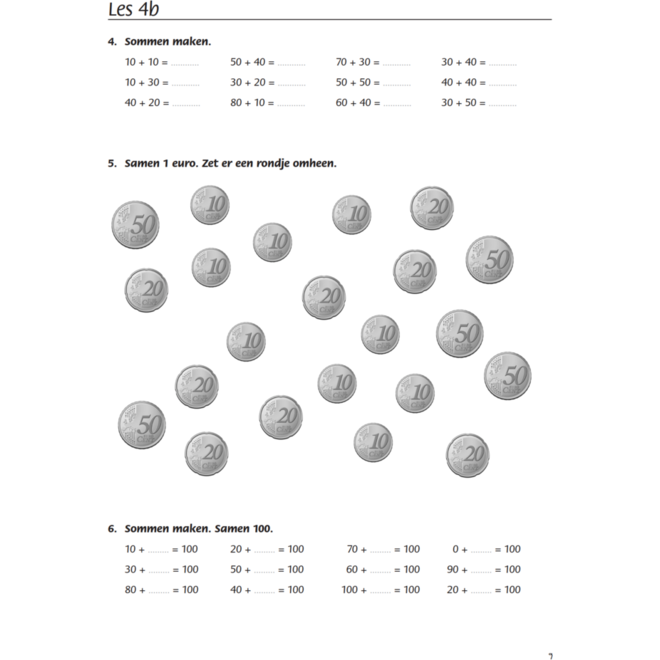 Blokboek rekenen groep 4 (5 stuks)