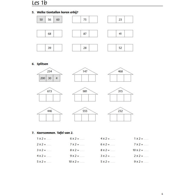 Blokboek rekenen groep 5 (5 stuks)