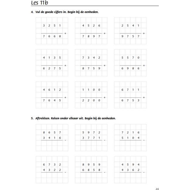 Blokboek rekenen groep 6 (5 stuks)