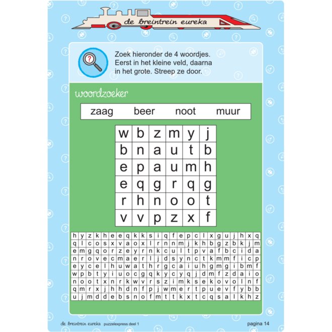 De breintrein eureka 1 groep 1-2 (5 stuks)