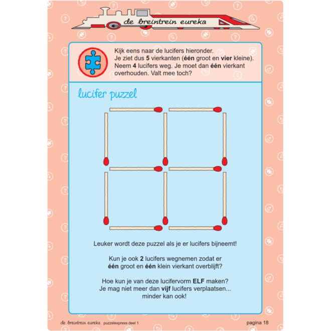 De breintrein eureka 1 groep 1-2 (5 stuks)
