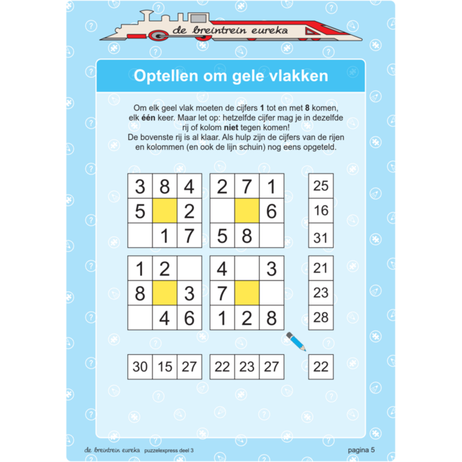De breintrein eureka 3 groep 3-4 (5 stuks)