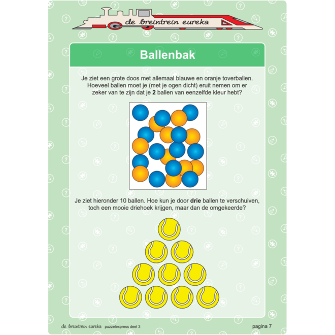 De breintrein eureka 3 groep 3-4 (5 stuks)