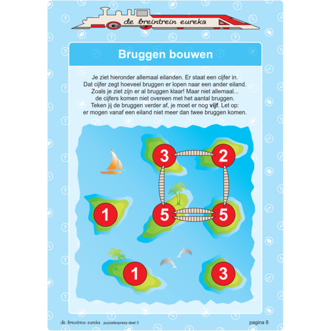 De breintrein eureka 3 groep 3-4 (5 stuks)